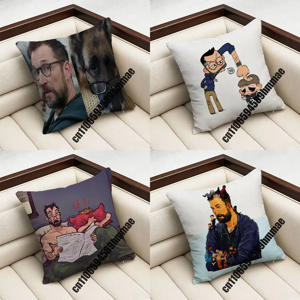 

For Michael Robby Robinavitch The P-Pitt Throw Pillow Case Sham 45x45cm 40x40cm Square Car Pillowcase Pad Cushion Cover