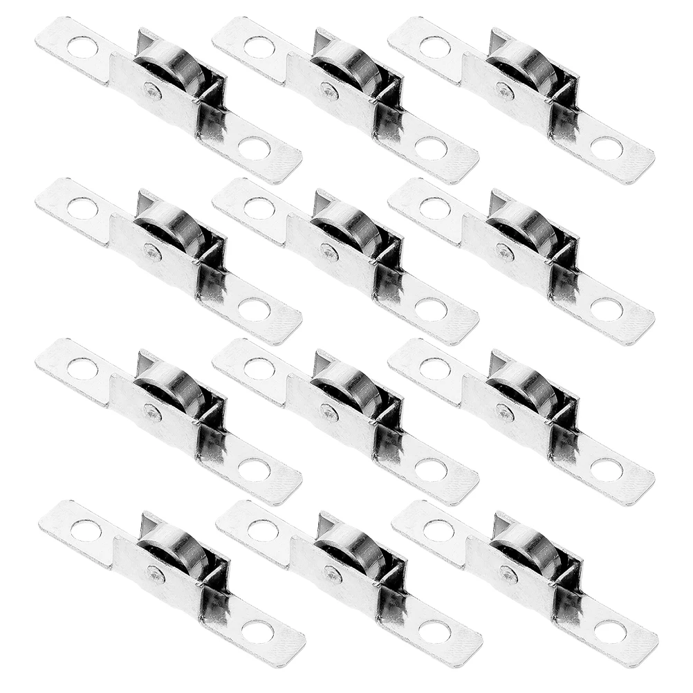 

20 Pcs Sliding Door Wheel Iron Pulley Roller Reliable Material Smooth Surface Wide Application Furniture Hardware Accessories