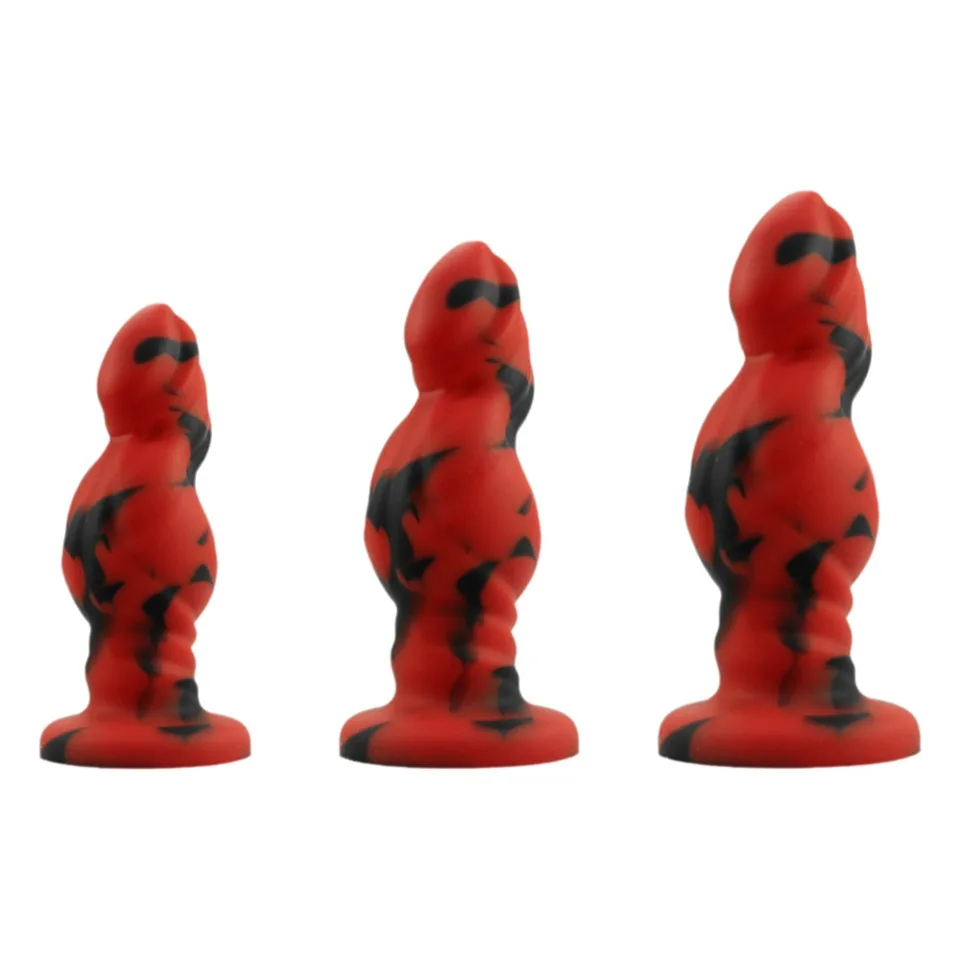 Silicone Soft Anal Plug Masturbation SM Go Wear Mixed Color 100% Waterproof Anal Expansion Toy