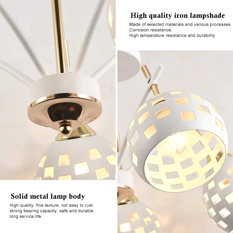 Modern E27 Ceiling Lamp Atmosphere Lamp Suitable For Living Room, Dining Room, Bedroom, Kitchen, Ceiling light Decoration