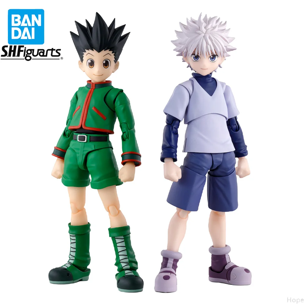 

Officially Licensed BANDAI SHFiguarts Gon Freecss Killua Zaoldyeck Figure Anime Action Model HUNTER HUNTER Figure Genuine Toy