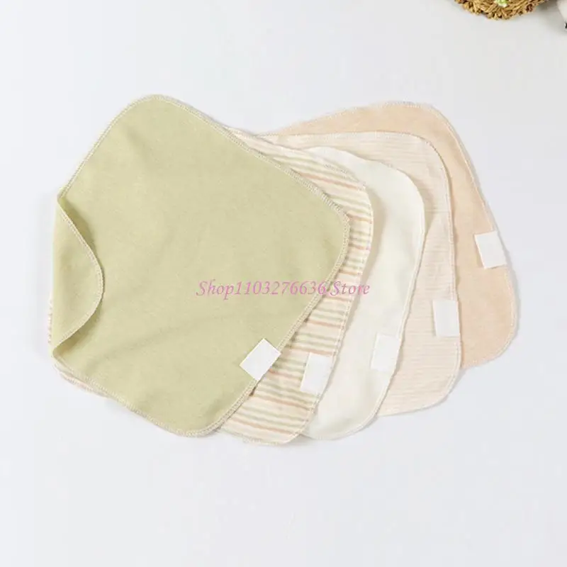 R6FD Trẻ mới biết đi thoải mái cho trẻ mới biết đi khăn mềm bông cho ăn vải