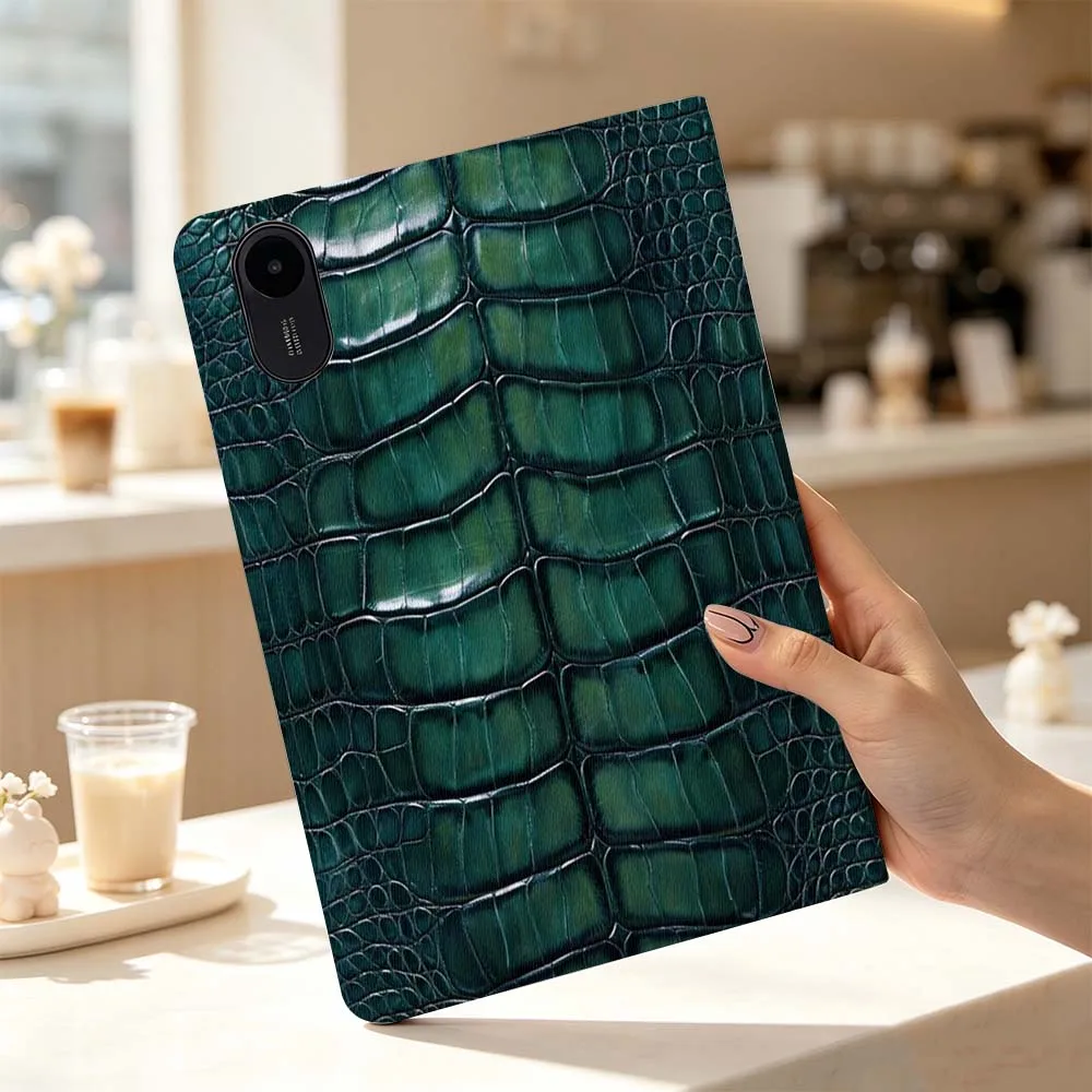 Crocodile Pattern Texture For Xiaomi Poco Redmi Pad 8 2 4 5 6 6S 7 7S SE Pro Max 14 11 8.7 11.2 12.5 Inch Tablet Case Fashion