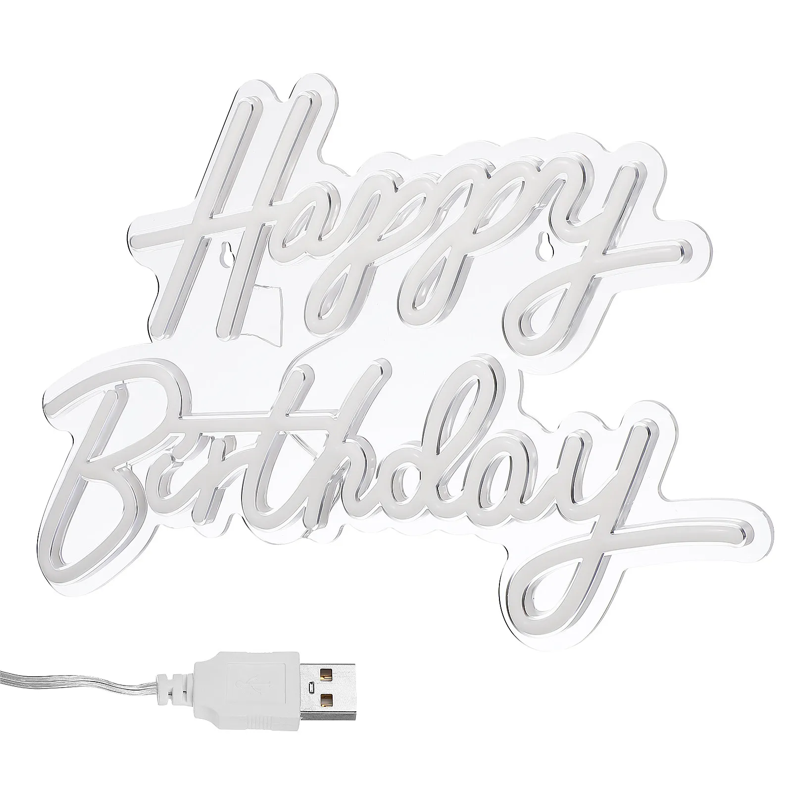 

Неоновая вывеска с USB-питанием, светодиодная, для украшения дня рождения, мягкий теплый свет, светящиеся буквы, декор для стен, светодиодная вывеска, неоновые вывески для декора стен