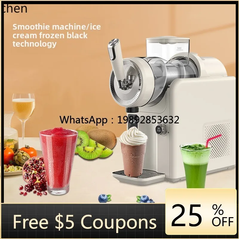 

AB Snow Melter Small Household Cold Drink Ice Cream Machine Multifunctional Self-Cleaning Smoothie Machine
