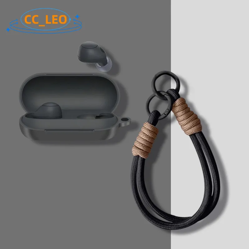 For Sony WF-C500 Case Cute Silicone Soft Case Lanyard Pendant Suitable for Sony WF-C500 Shockproof Shell Protective Sleeve - view 6