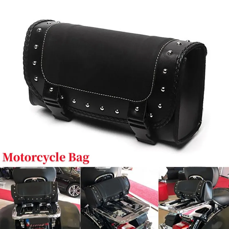 

Universal Motorcycle Tail Bag Motorbike Modified Side Box Leather Bag Accessories