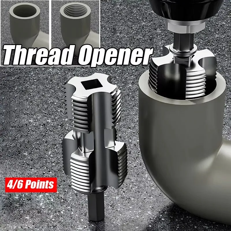 Pvc Pipe Threader Kit Pipe Threader Pipe Round Die 4/6 Points Ppr Water Pipe Internal Thread Opener