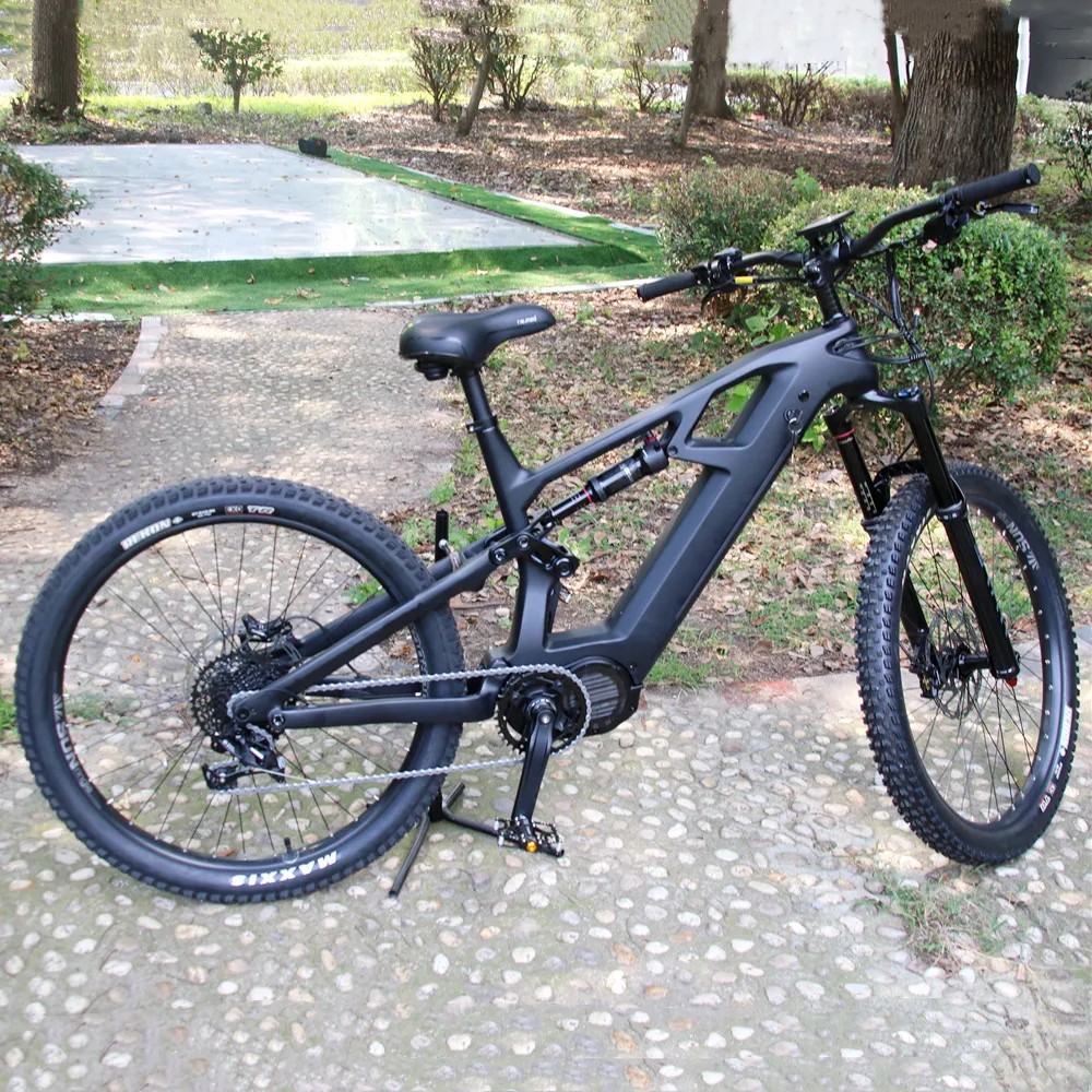1000WCcarbon Mountain Bike Elettrico Bafang M620 48V 17.5Ah 50KM/H E-Bike Fat Tire 7 Velocità Freno Idraulico Off-Road Ebike ​