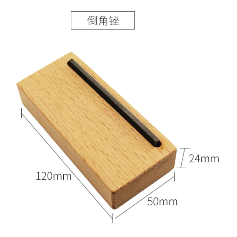 Wooden Block Guitar Fix Fret File Ends Grind Cutting Edge Burr Repair Tool Guitarra Chamfer Fretboard Tools 175x56mm