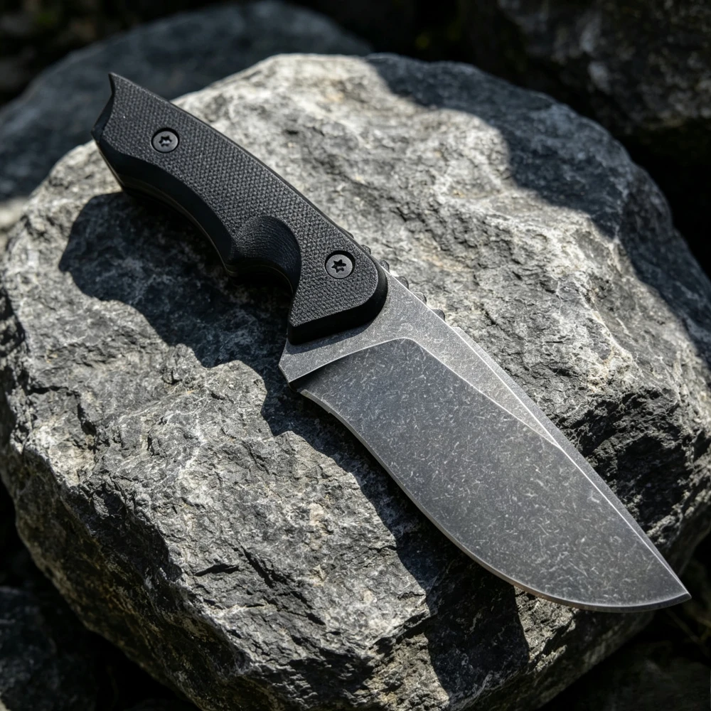 Черная рукоятка G10, нож для п – обзор и цена Camping Cooking Knife With Sheath