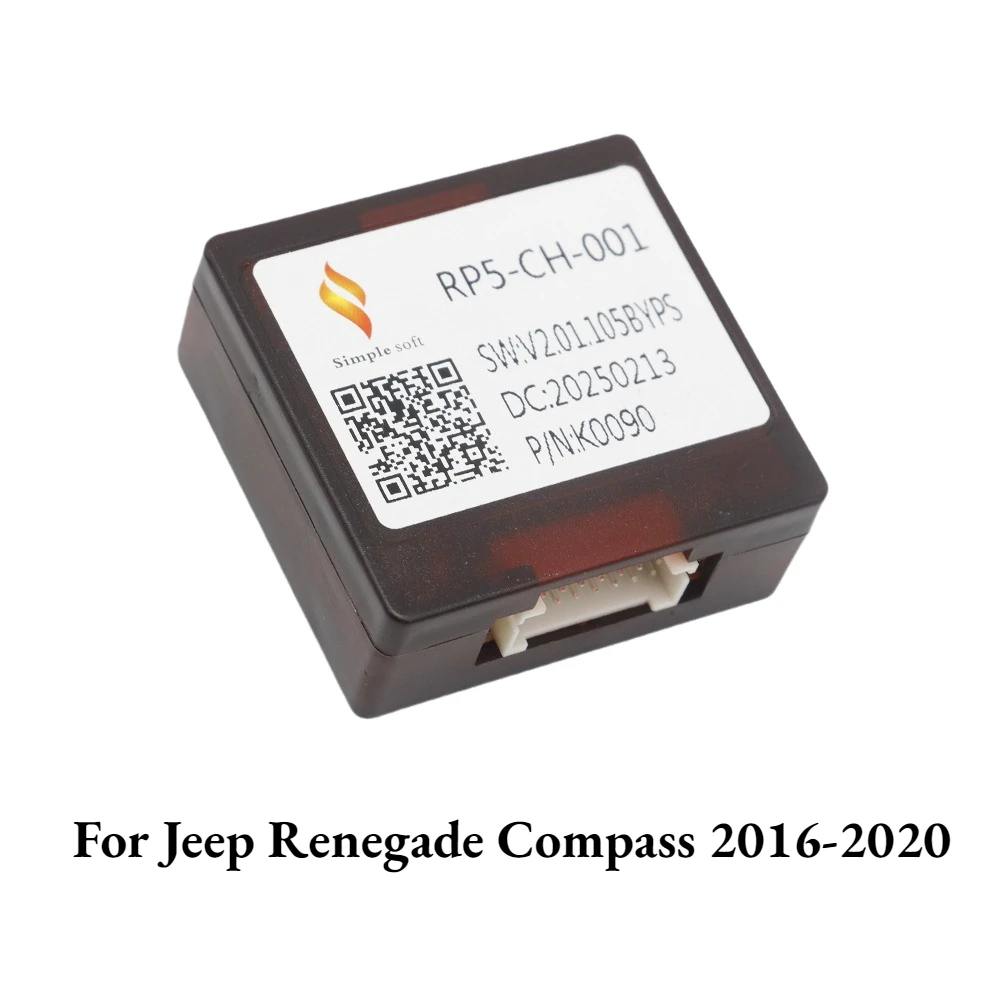 Adaptador Canbus para Radio de Coche para Jeep Renegade Compass 2016-2020, Decodificador de Control del Volante Multimedia