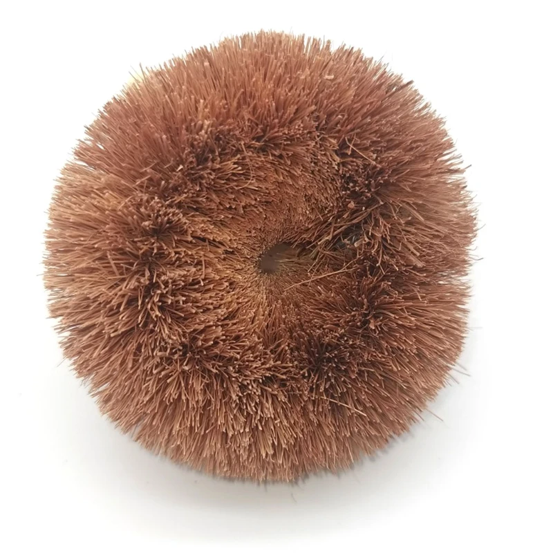 Spazzola per olio antiaderente marrone cocco naturale Spazzole per pulizia Lavaggio piatti Cucina Prodotto pulito per casa
