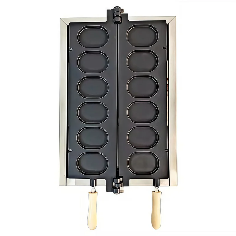 한국식 계란빵 와플 메이커 기계 논스틱 스테인리스 스낵 기계 계란 퍼프 버블 기계 3000W 전기