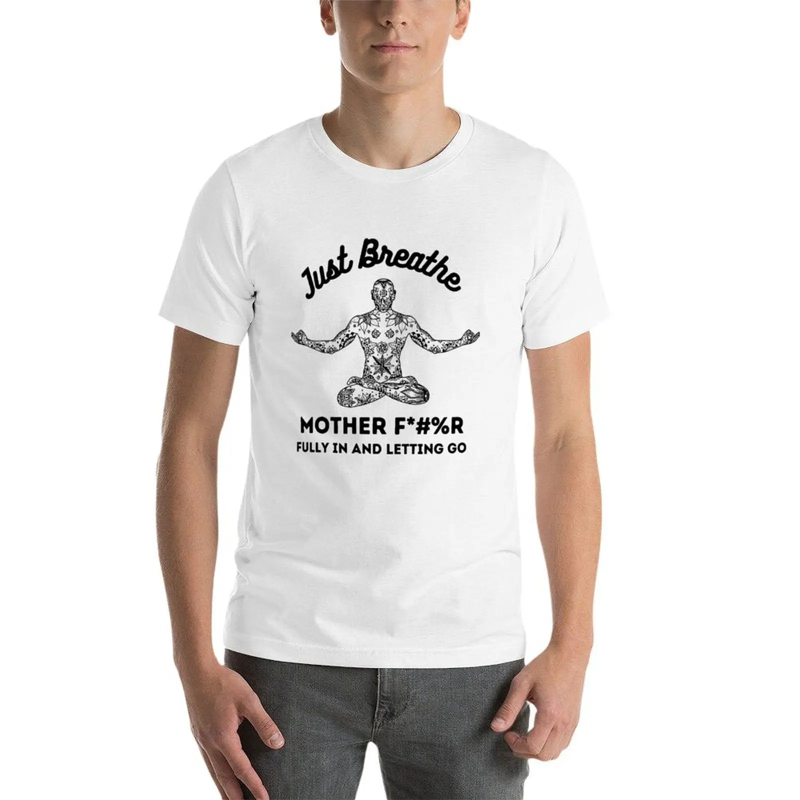 فقط تنفس الأم F* # تي شيرت رجالي من ٪ r بالكامل والخروج تي شيرت قطن 100% تي شيرت للرجال تي شيرت قطني #4