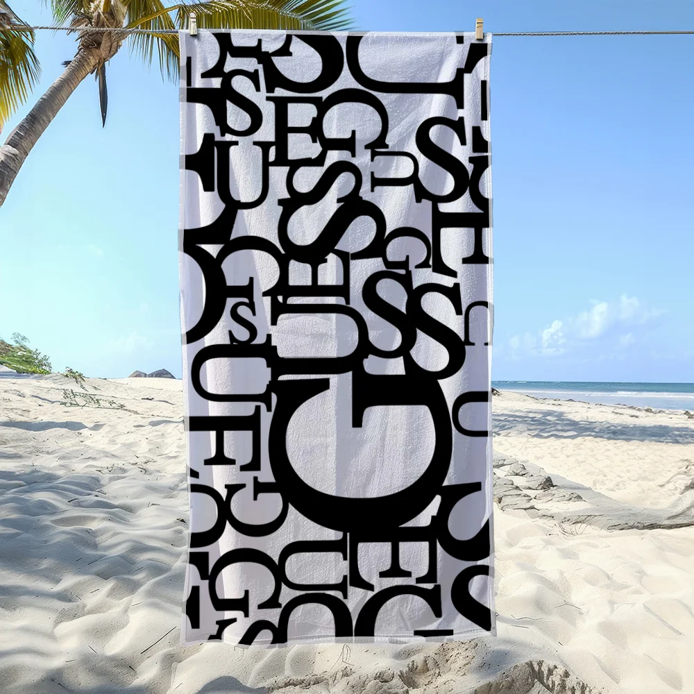 Beach Towels Microfiber Towel Large Travel Towel Thin Quick Drying Towels A-guEss-s Serviette Sport Bathroom Accessories Bath