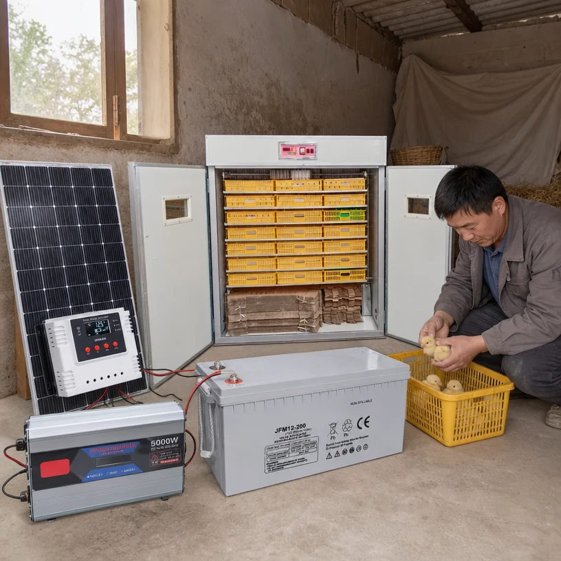 Microcomputer Full Automatic Hatcher 1848 Eggs Setter Solar Incubator Hatchery For Chicken Eggs Commercial