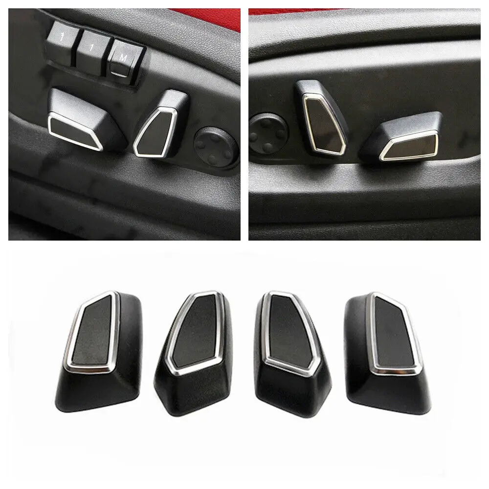 

WXZOS Seat Adjustment Switch Control Button Cover Trim for BMW 2 3 4 Series 2013-2014