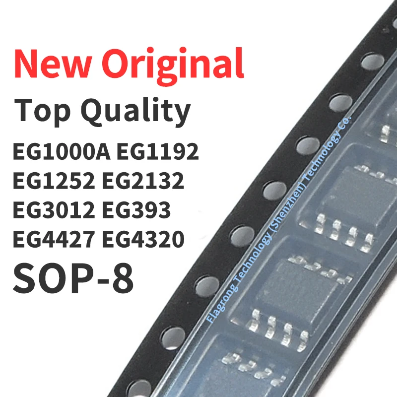 10 Pieces EG1000A EG1192 EG1252 EG2132 EG3012 EG393 EG4427 EG4320 SOP-8 Chip IC New Original