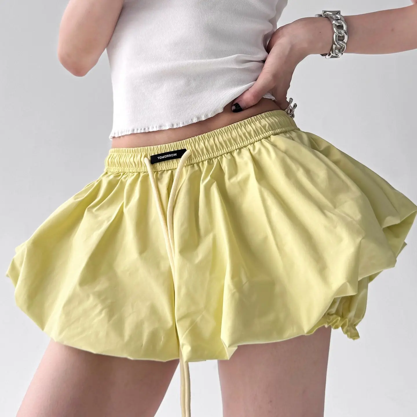

Retro Short Skirt Women's Summer New Style Solid Color A-line Skirt Bud Half Skirt