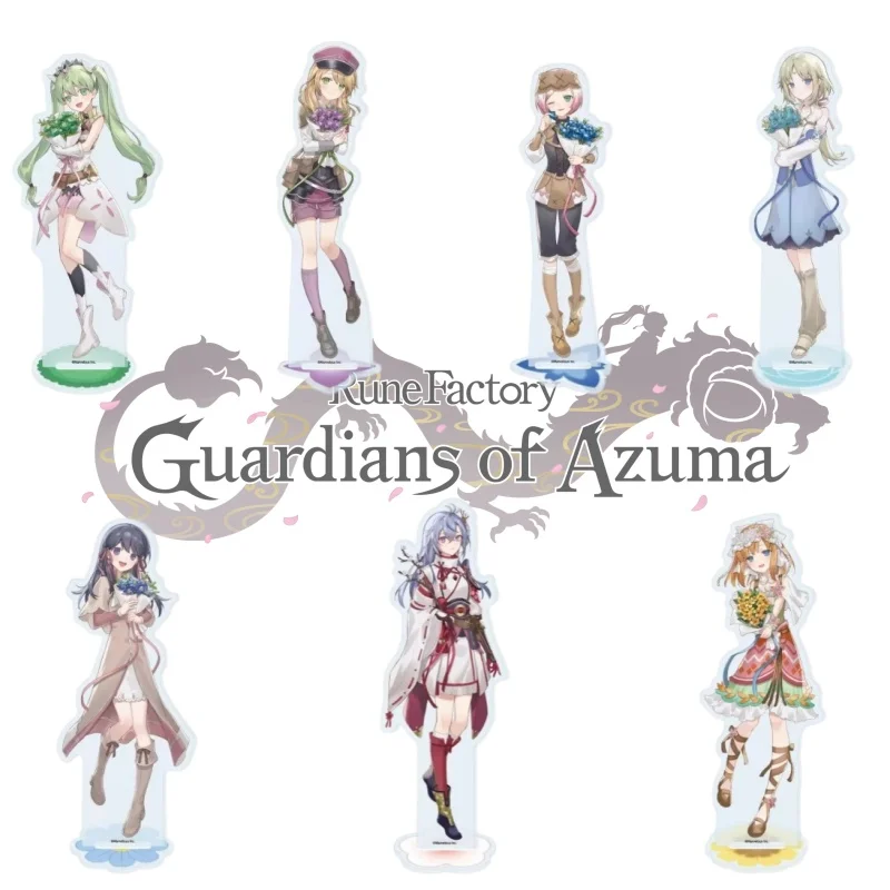 15cm Game Rune Factory: Guardians of Azuma Acrylic Stand Anime Model Game Related Products Keychain Models Desktop Ornamen