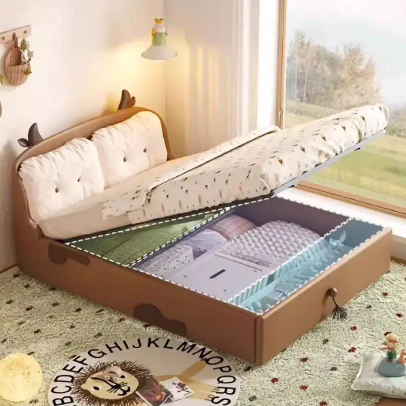 أوروبا الديكور الاطفال سرير الدرابزين الفاخرة مخصص سرير أطفال واحد تصميم خشبي الحديثة Lettino لكل أثاث بامبيني المنزل