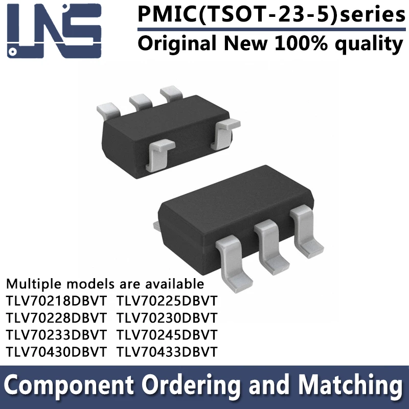 1pcs TLV70218DBVT TLV70225DBVT TLV70228DBVT TLV70230DBVT TLV70233DBVT TLV70245DBVT TLV70430DBVT TLV70433DBVT SOT-23-5 PMIC