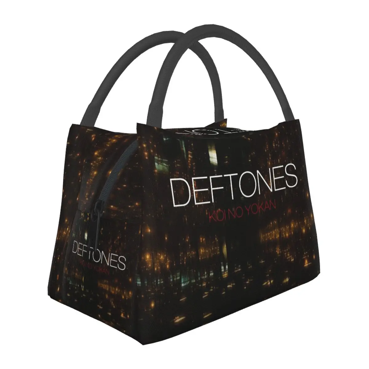 

Band Deftones Insulated Lunch Bag for School Picnic Storage Food Boxes Leakproof Container Cooler Thermal Lunch Box Tote