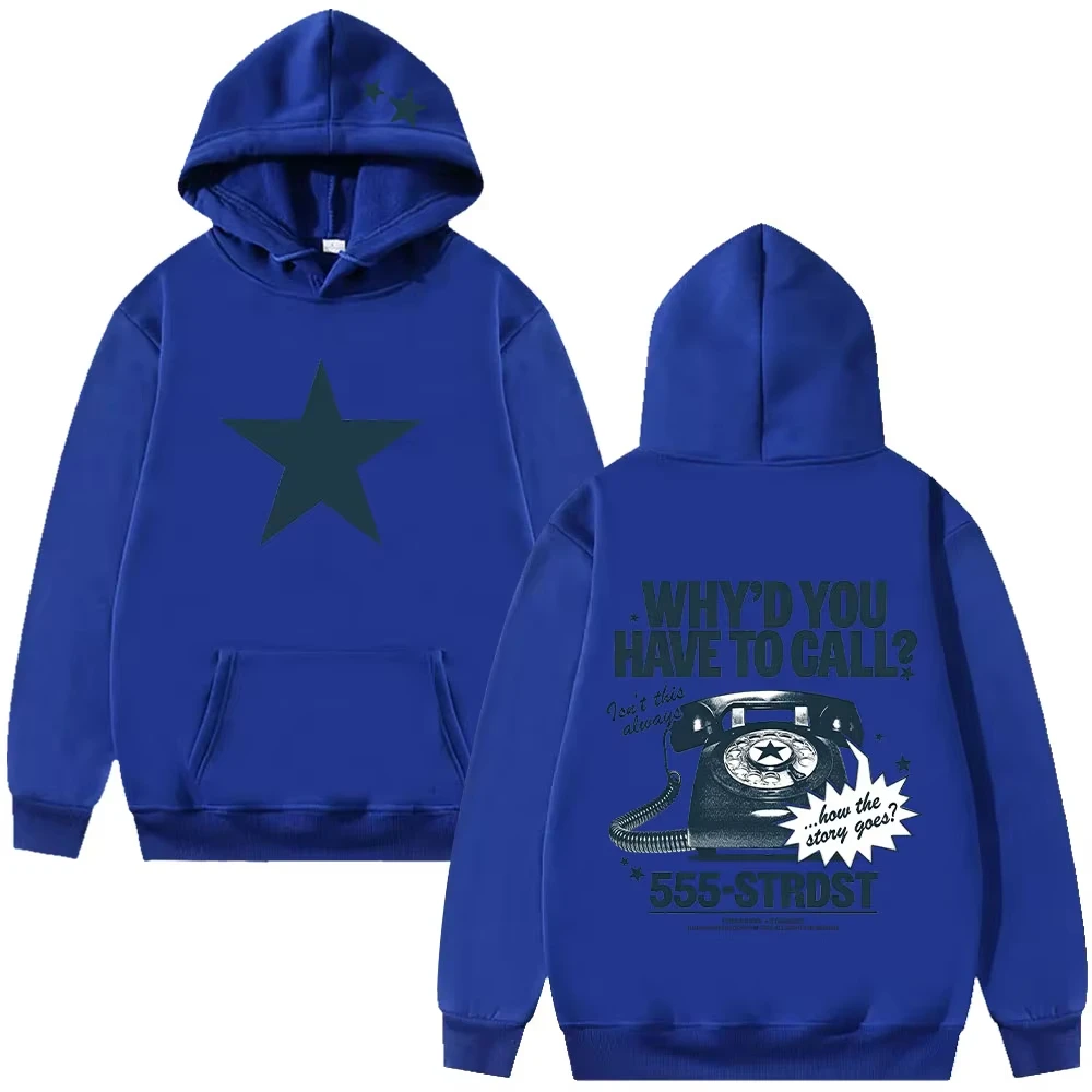 Freya Skye Hoodie Vintage Cartoon Print Hoodies Damen Herren Lässige Langarm-Kapuzenpullover High Street Y2K Streetwear – Detail 11