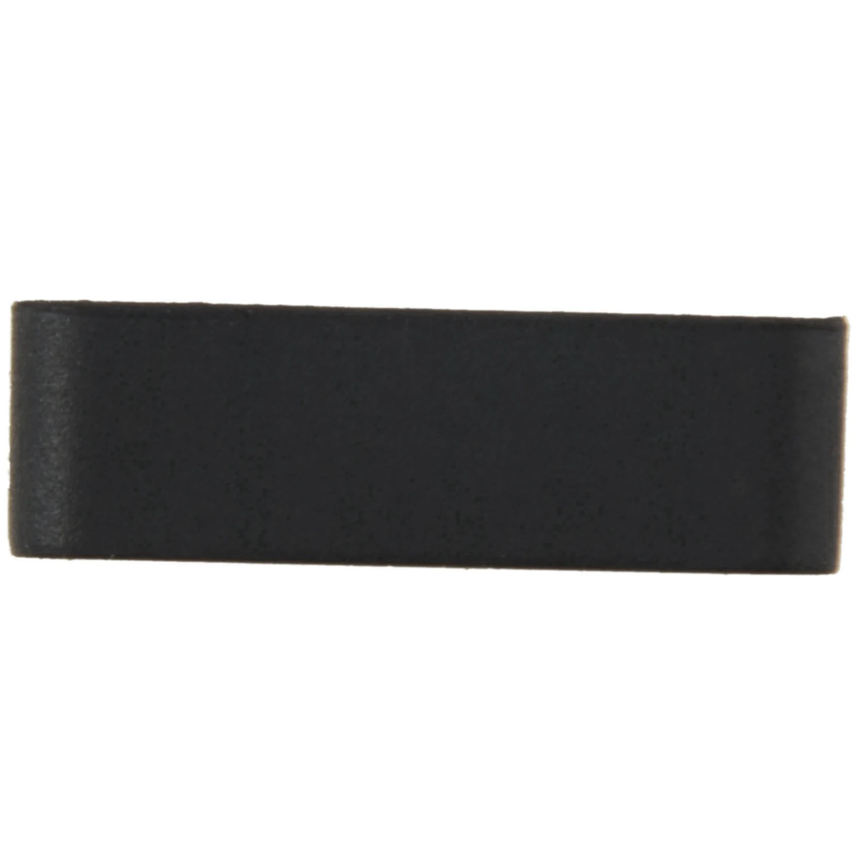 2X Black Watch Strap Retaining Hoop Loop Rubber Retainer Buckle Holder 22Mm