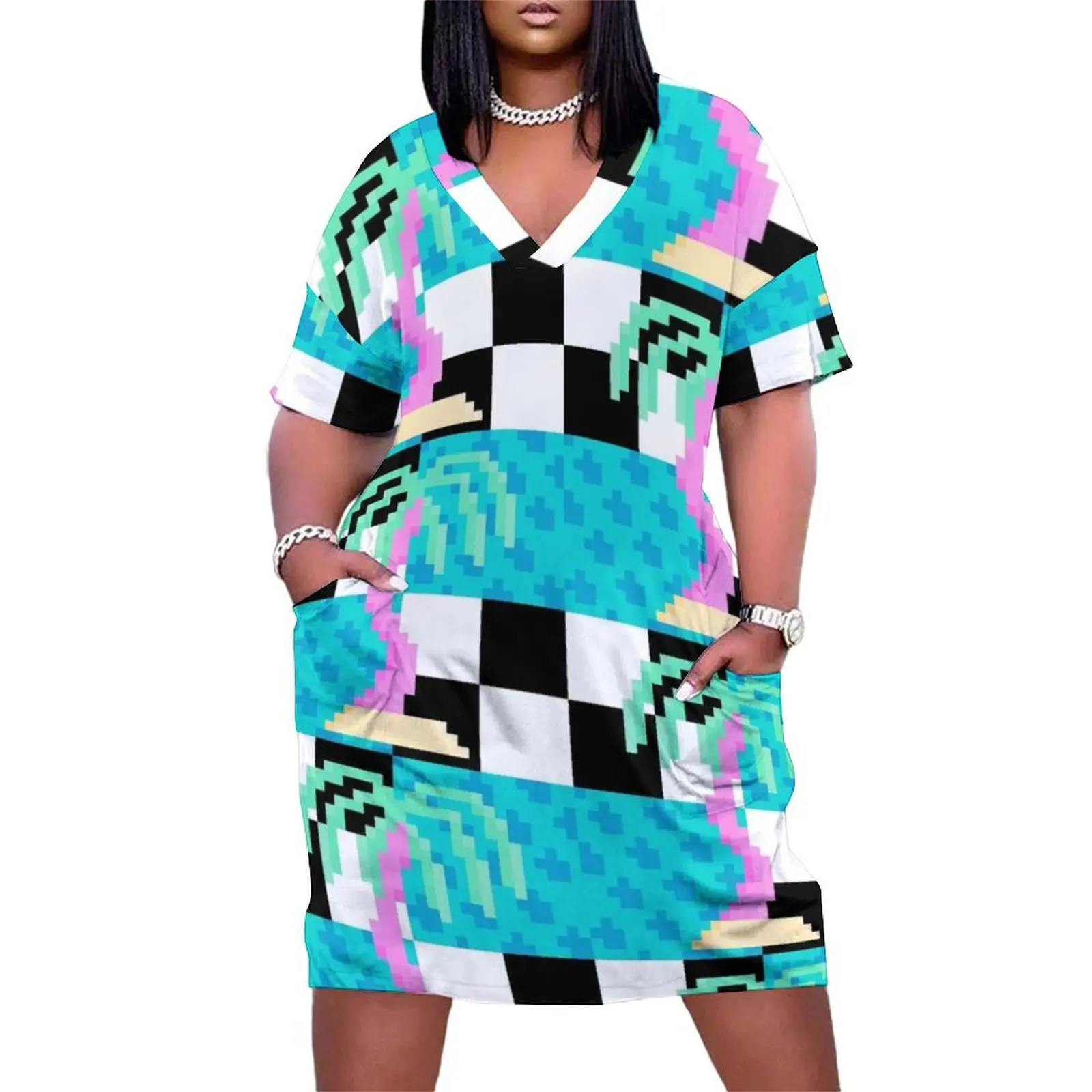 

Miami Vice Loose Pocket Dress Dresses summer dresses womens 2025 women clothes summer dress woman 2025 trendy