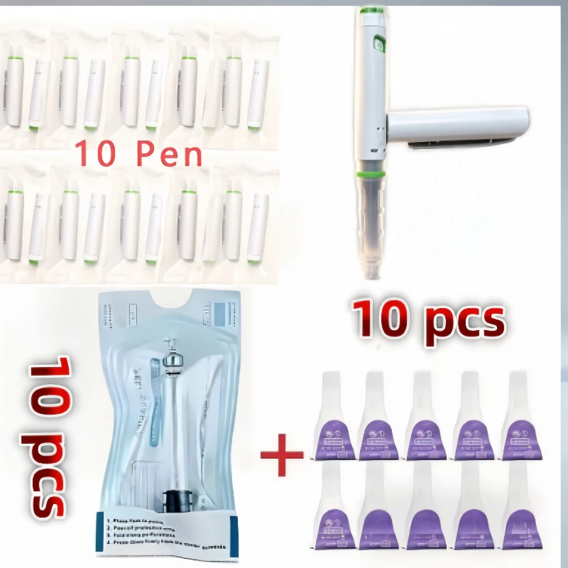 Disposable Pen Compatible with 3ml Insulin Cartridge, 10mg Portable Daily Auxiliary Care Helper
