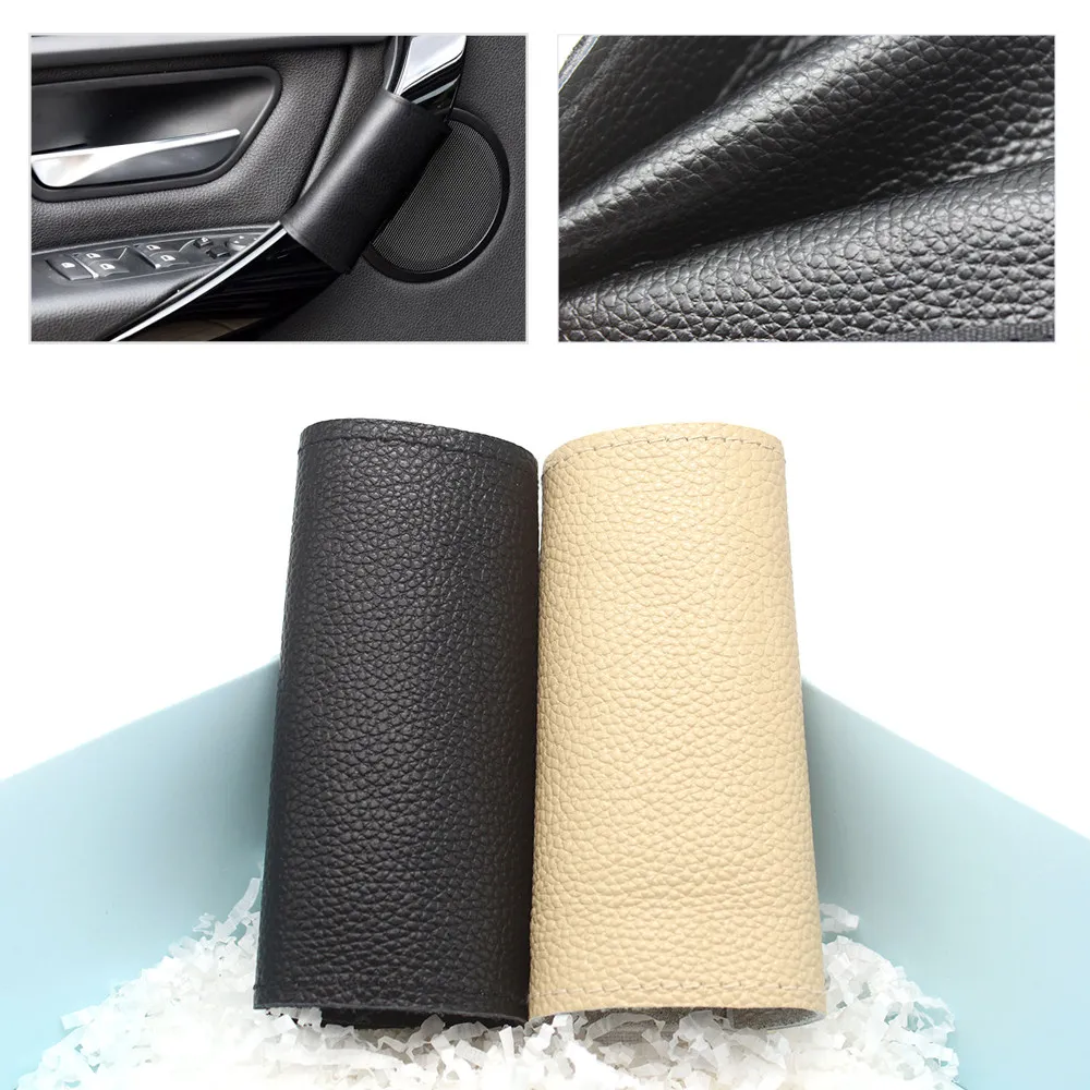 For BMW New 3 Series 3gt 4 Series F30 320 Microfiber Leather with Magic Paste Door Panel Handle Pull Armrest Cover Trim