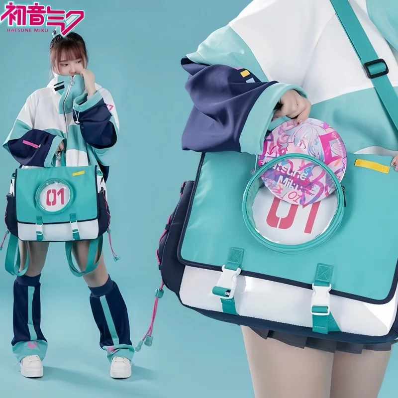 genuine-hatsune-miku-kawaii-figure-high-capacity-travel-series-backpack-multi-functional-fitness-bag-cosplay-props-bag-gifts