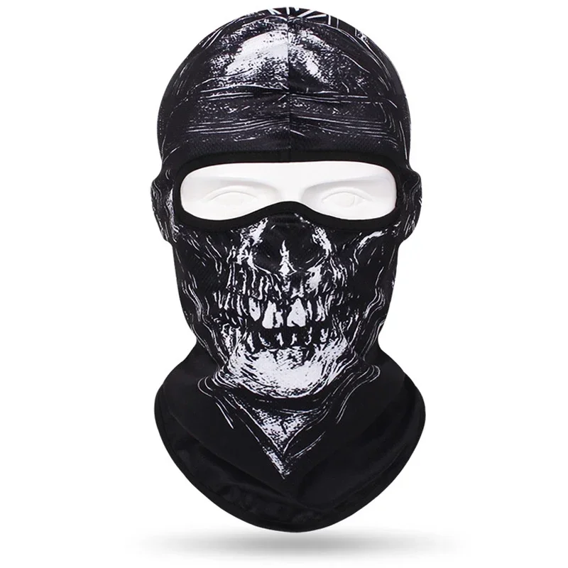 

Dry Quick Motorcycle Riding Head Cover Cycling Cap Men Balaclava Multi-function Skull Face Mask MTB Bicycle Full Face Shield
