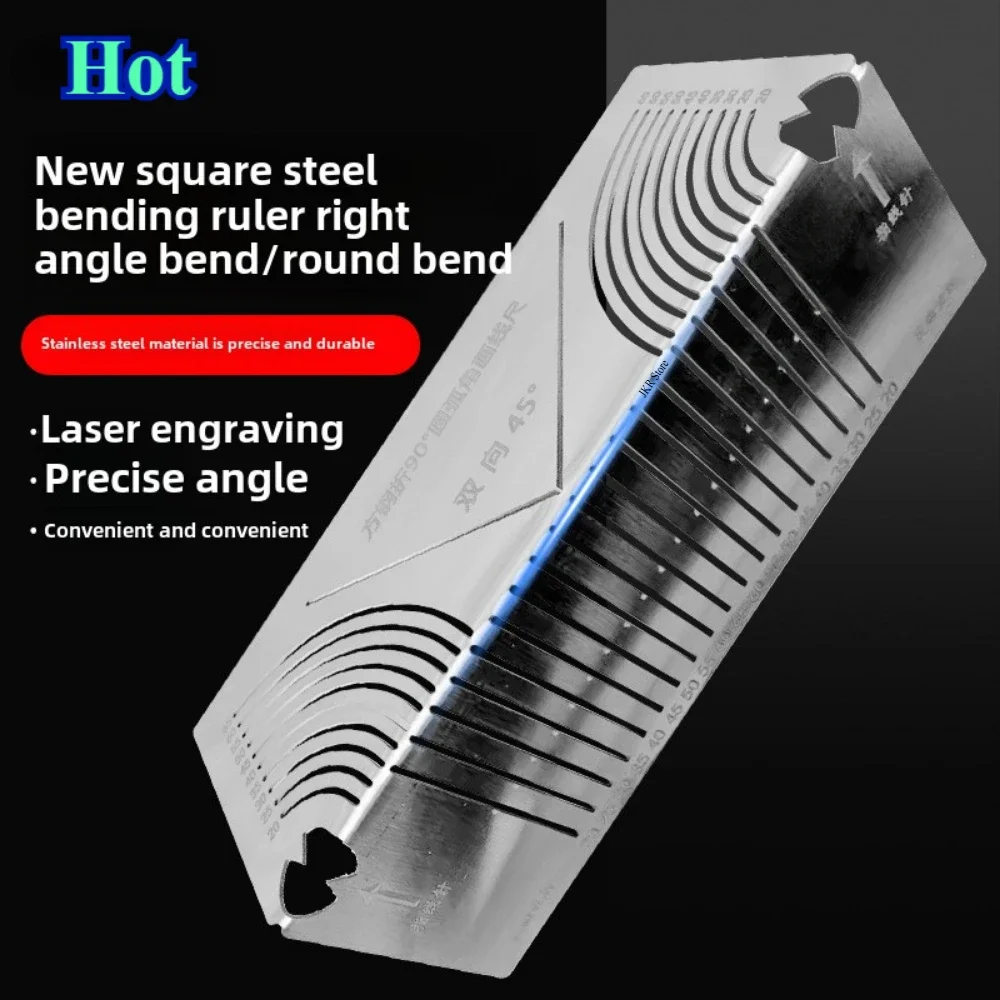 Measuring Tool Practical Precision Angle Arc Marking Tool Square Tube Elbow Marking Tool Essential Household Items for Welding