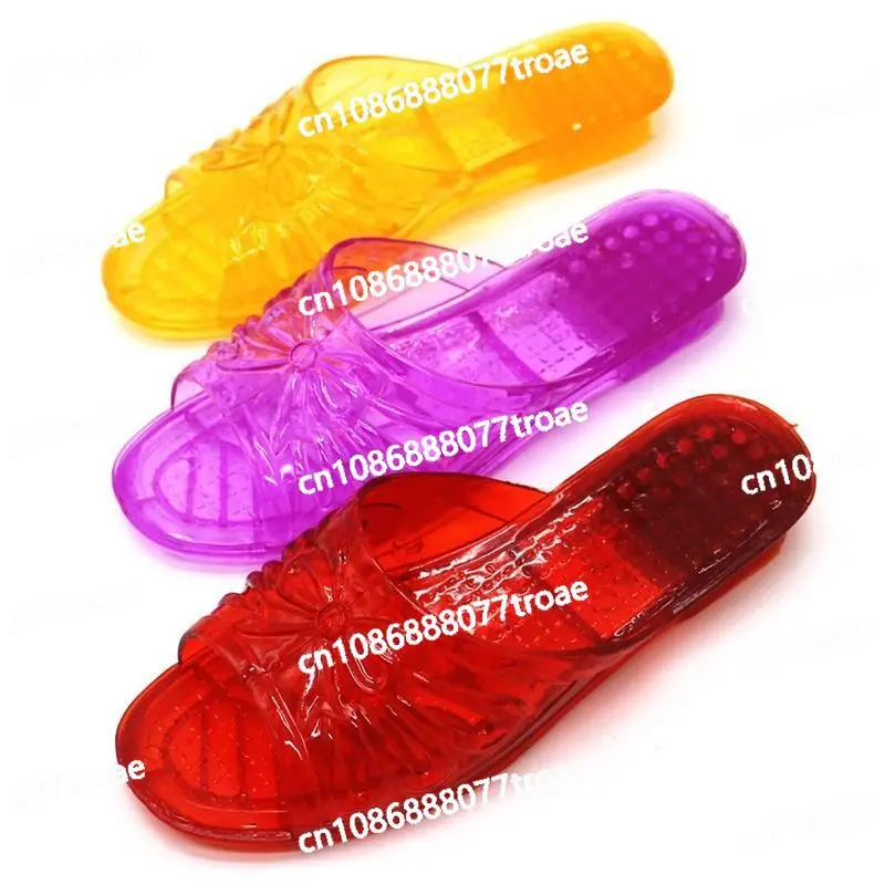 

Classic Crystal Slippers Home Comfort Non-slip Women's Shoes Summer Casual Fashion Indoor Bathroom Cool Slippers Wholesale