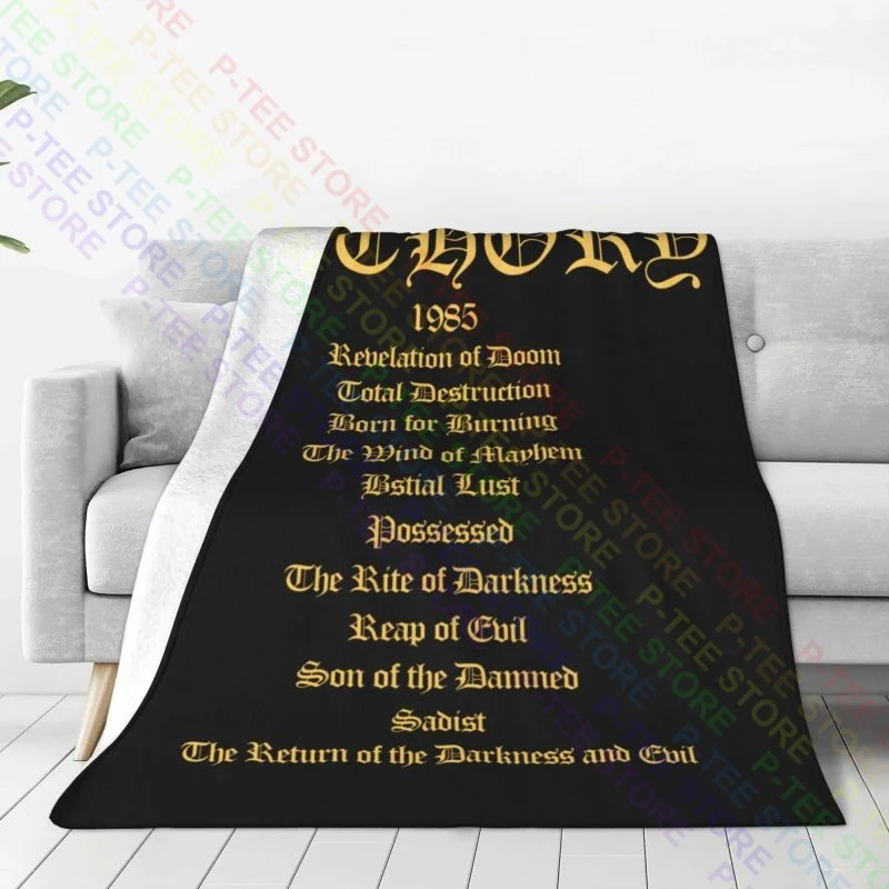 Bathory The Return Rock Music Band Heavy Metal Blanket Soft On Couch All Season Bedding Throws Decorative Sofa