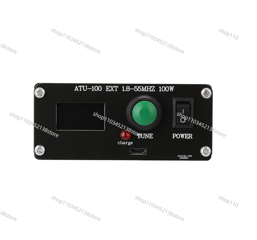 

ATU-100 1.8-55 Mhz Mini Automatic Antenna Tuner 0.96 Inch Finished Rechargeable Edition with Housing