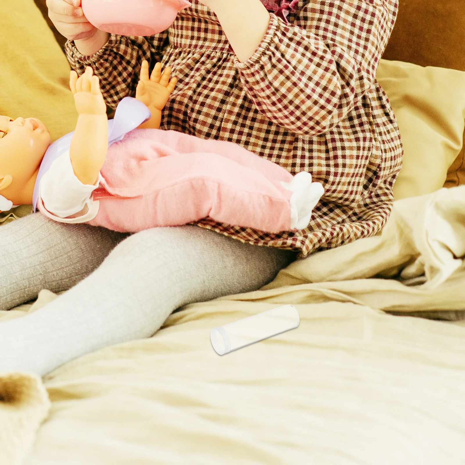 

8Pcs Coin Storage Tubes - High Transparency Plastic Holders for Coin Collection Protection - Secure Caps for Safe and