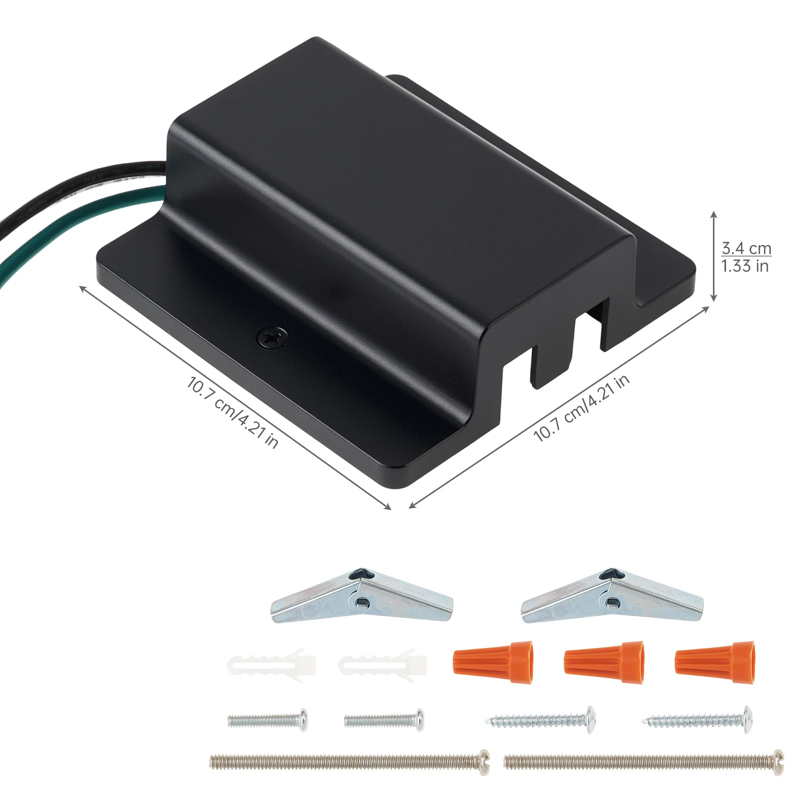 H Track Floating Canopy Connector Kit H Type Track Lighting Power Box Kit for H Track System, Canopy Connector Kits