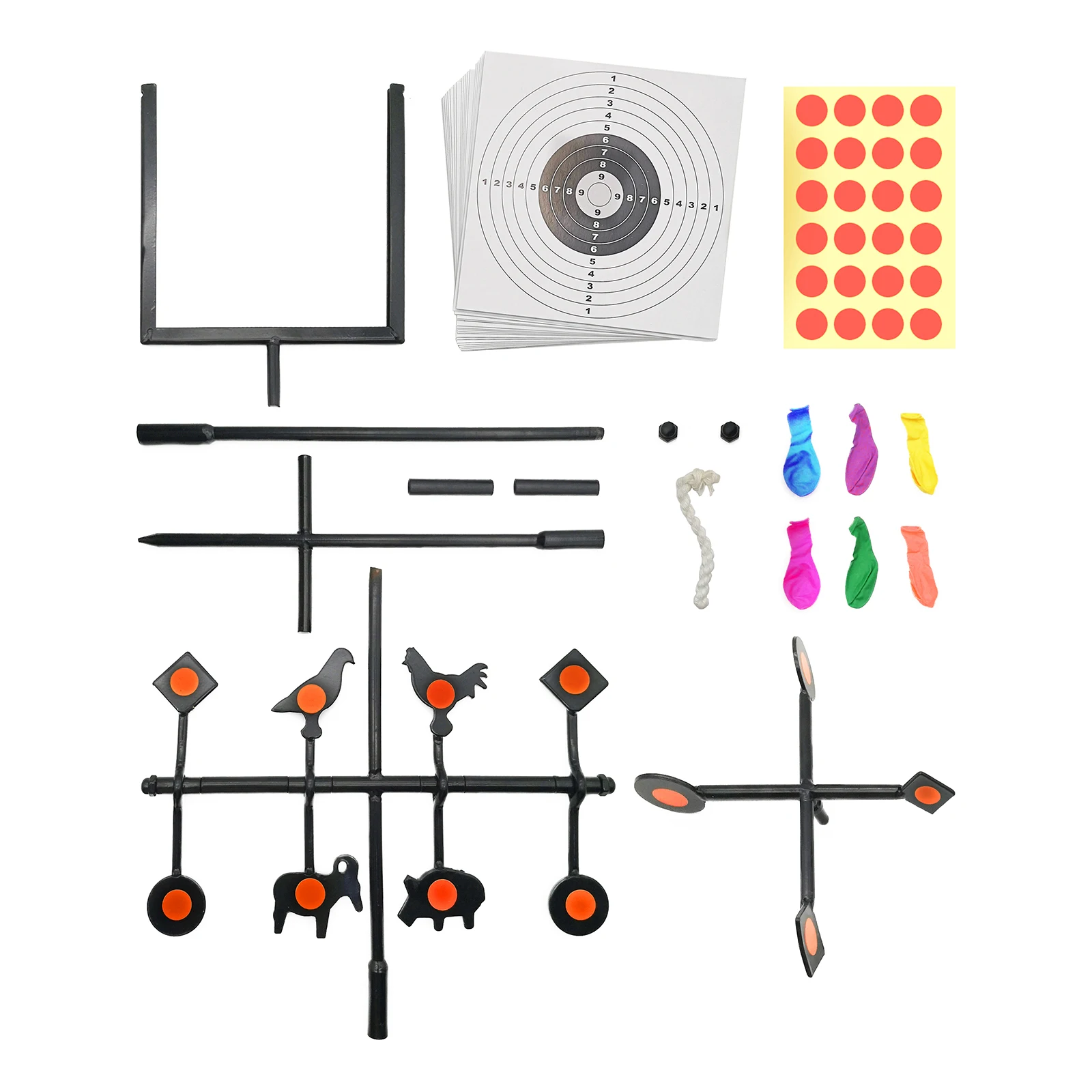 

Chicken Eating Field Portable and Detachable Crusader Multi functional Shooting Practice Target Ground Insertion Metal Target