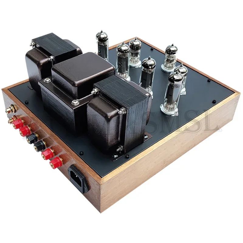 AIYIMA SMSL Push-pull Single-ended Class A Vacuum Tube Amplifier 15W 2.0 Stereo 6P14 Tube Amplifier Pure Handmade Weld power Amp