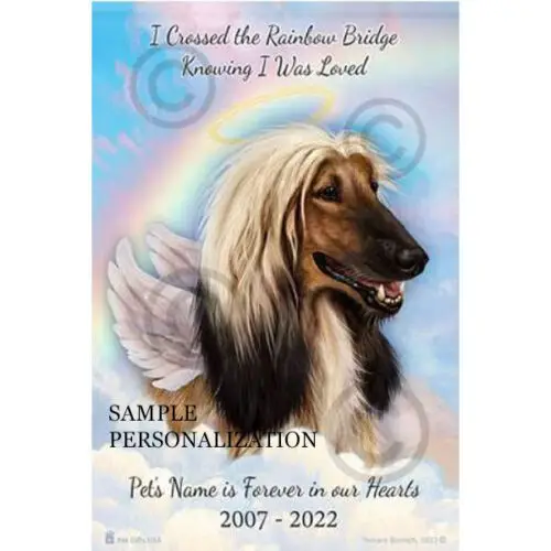 Border Collie Tricolor Memorial Garden Flag