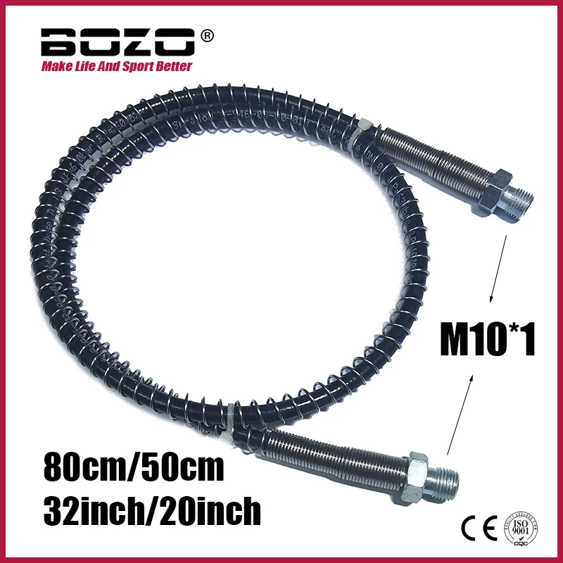 Pompa a mano ad alta pressione tubo flessibile a distanza Macroline linea M10 * 1 HPA riempimento pneumatico ricarica aria Nylon SS Protector