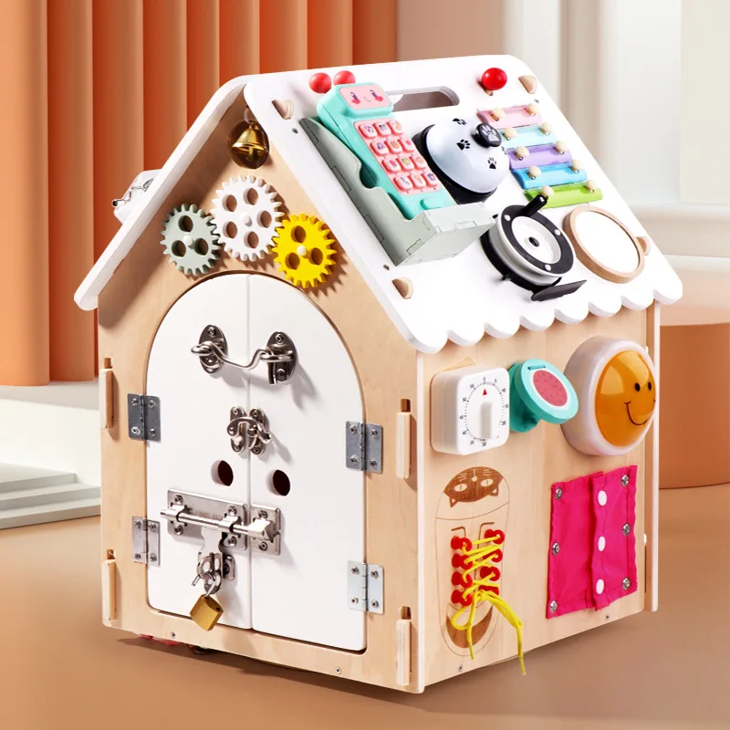 Early Childhood Teaching Aids Board Room Box Early Education Toys Puzzle DIY