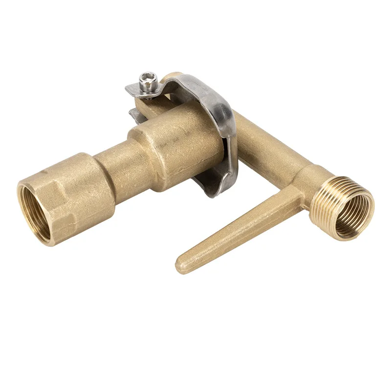 Quick water intake valve Lawn garden gardening All copper water intake 6-point plug rod Green water pipe ground joint Sprinkler