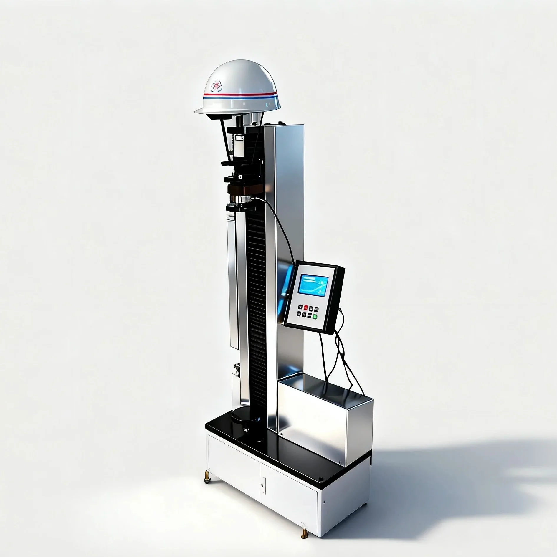 Safety Helmet Chin Strap Tester | EN 397 & ANSI/ISEA Z89.1 Compliance | Lateral Rigidity Strength Test