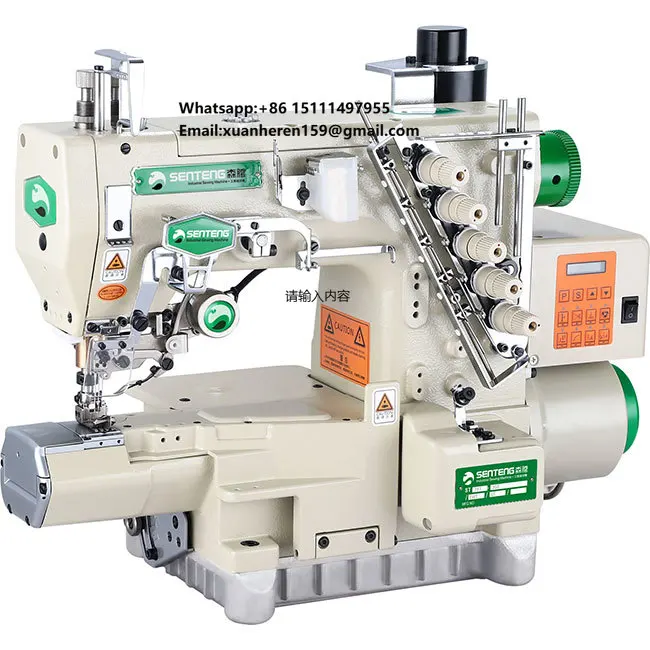 ST-787-EWT(EST) High Speed Direct Drive Cylinder Bed Interlock Sewing Machine With Automatic Trimmer