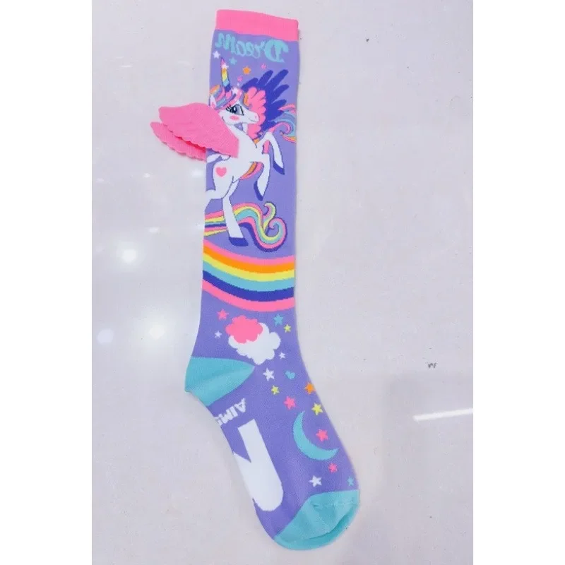 2024 Internet Celebrity Socks Cute Three-dimensional Big-eared Rabbit Medium Stockings Cartoon Parent-child Socks